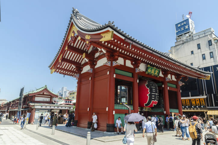 25 - Tokyo - barrio de Asakusa - templo de Senso-ji - Puerta Kaminarimon